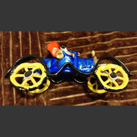 Vintage Capodimonte Ceramic Old Car Buick from Italy Hand Painted - Picture 4 of 9